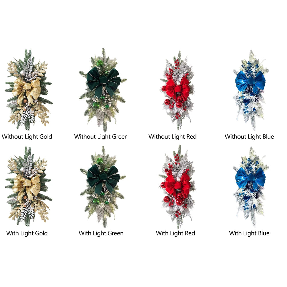 Christmas Swag Wreath Pendants Ornament Hanging Garlands Without