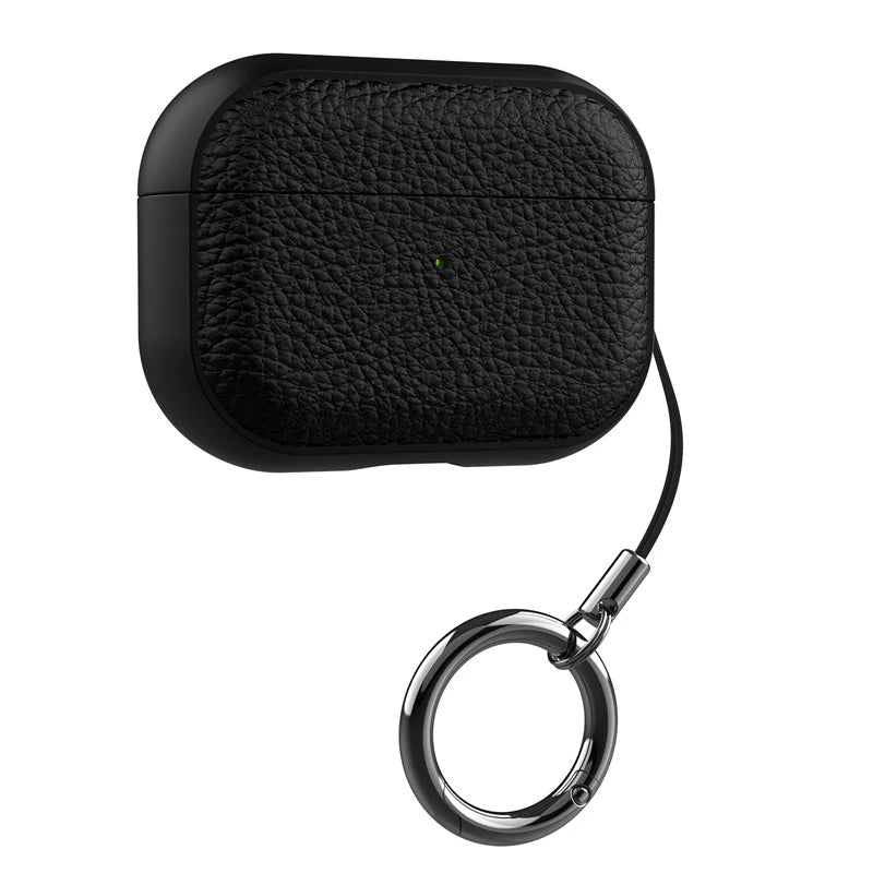 PU Leather Buckle Case For Apple Airpods 4 3 2 1 Shockproof Wireless Headphone Cover For AirPods 1st 2nd Generation Earphone Box Zpaxo Black for Airpods Pro 2
