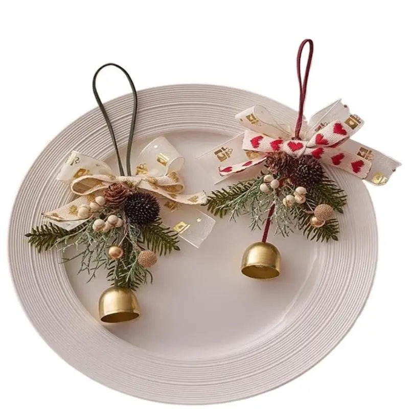 Christmas Bell Garland Ornament – Festive Tree Pendant Decor Christmas Ornament Zpaxo