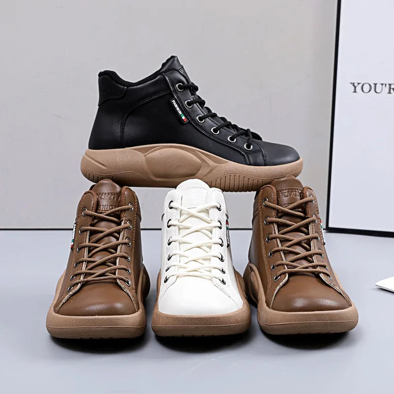 CINESSD Version High-top Shoes Female Students Trend Casual Running Zpaxo
