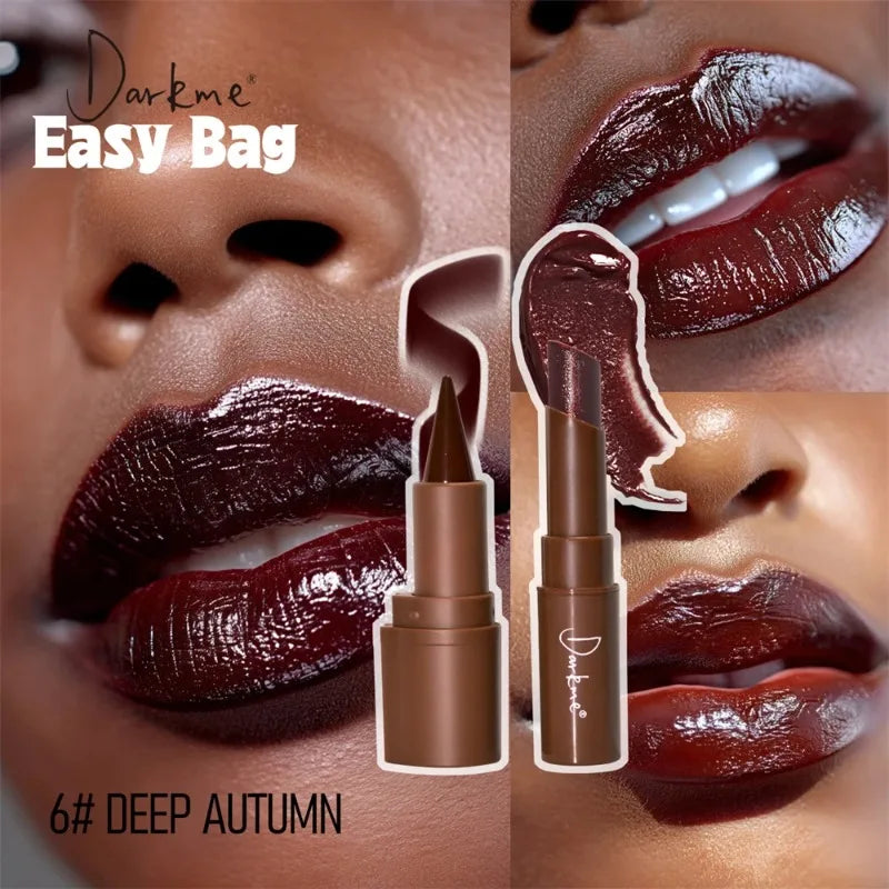 Waterproof Tapered Tip Lip Liner Pencil & Pearlescent Lipstick Set Long Lasting Matte Smooth Mirror Sparkling Lips Makeup Combo Zpaxo 06