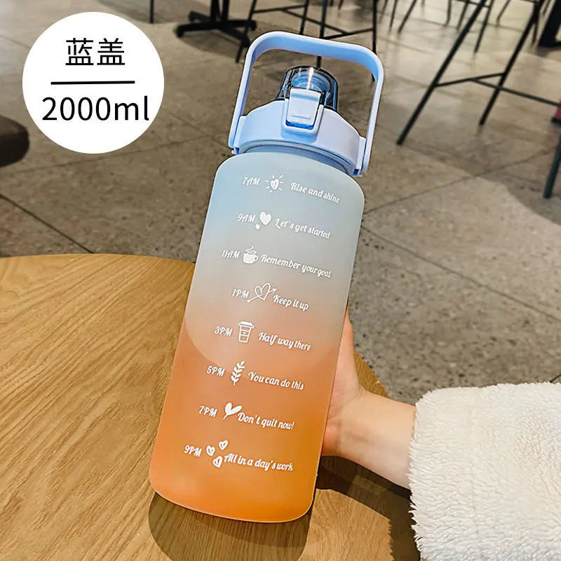 3-Pack Motivational Water Bottles 1L – BPA-Free Leakproof Sport Sport Water Bottle Zpaxo