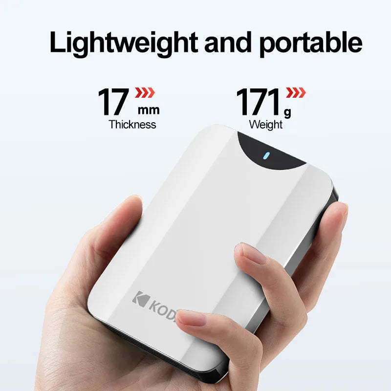 KODAK P230 Portable HDD 1TB External Hard Disk Drive 5Gbps PS4 PS5 Zpaxo