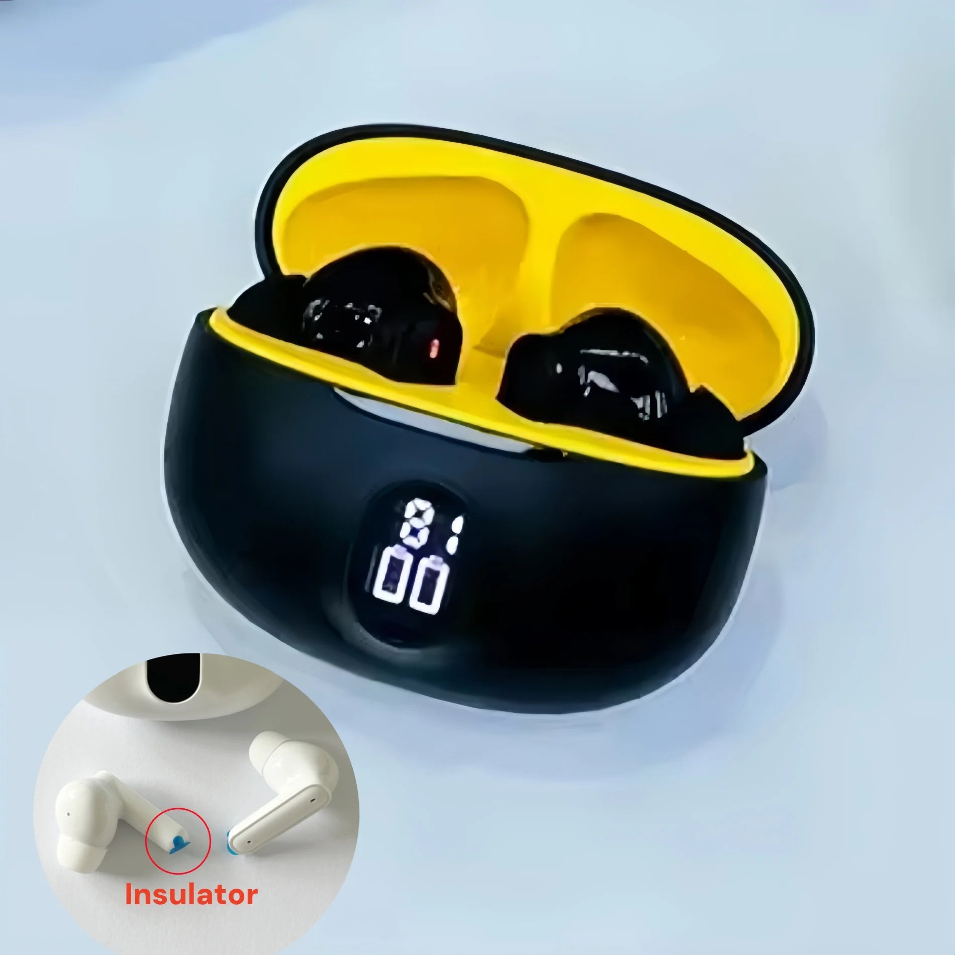 S510 TWS Wireless Headphones LED Power Earphones Digital Display