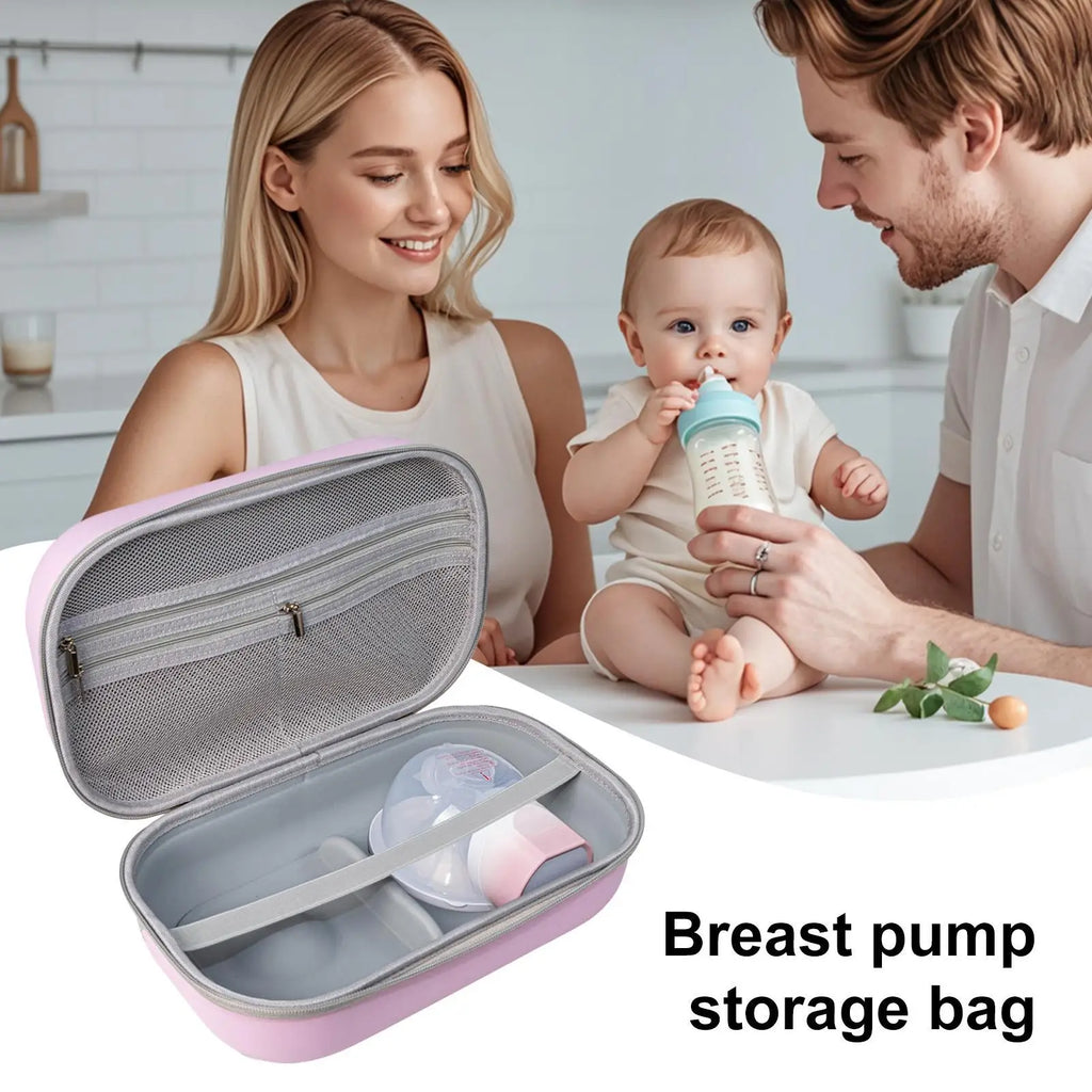 Portable Breast Pump Bag Travel-Friendly Pump Carrying Case Adjustable Portable Wearable Container For Travel Nursing Work Women Zpaxo