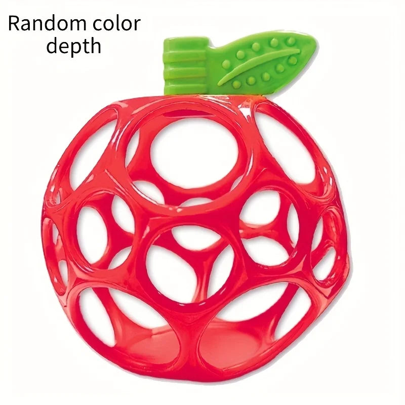 Baby Bell Ringing Toy Apple-shaped Handheld Sensory Ball Bells