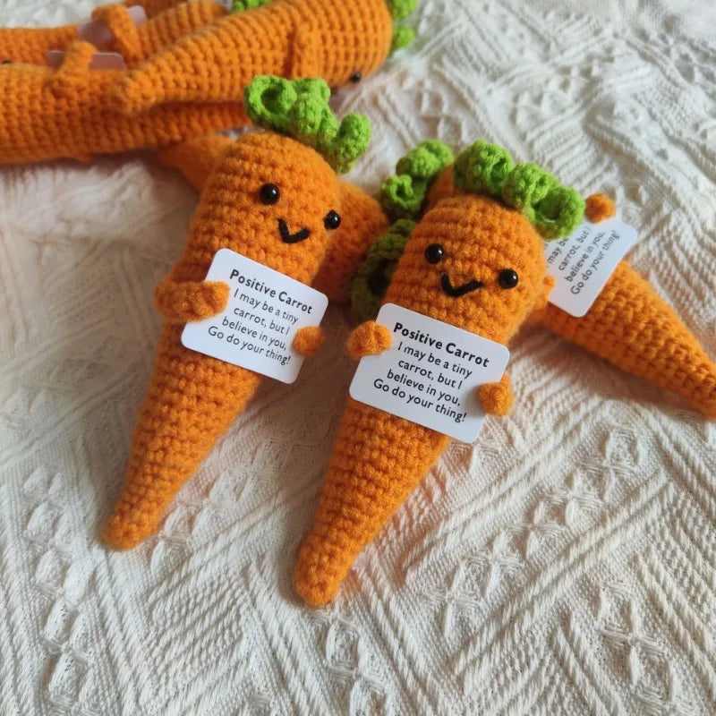 Potato Wool Broccoli Carrot Eggplant Crocheted Pineapple Positive