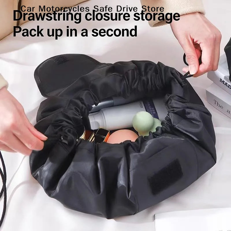 MPortable Lazy Storage Cosmetic Bag Drawstring Waterproof Magic