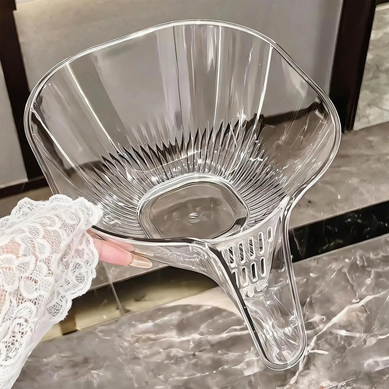 Fruit Strainer Washing Bowl Container Rice Washer Kitchen Gadgets