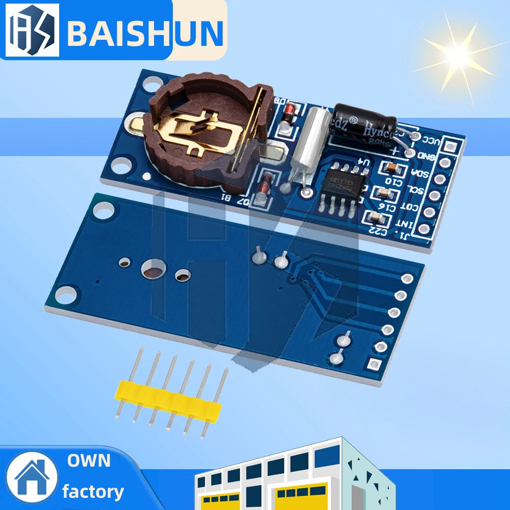 PCF8563 PCF8563T 8563 IIC Real Time Clock RTC Module Board Good Than Zpaxo