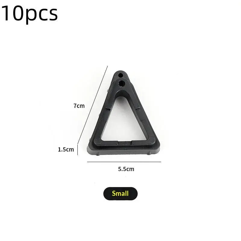 ▶10/30 Pcs Plant Pot Feet Flower Pot Risers Stand With Holes Drainage Saucer Pads Prevent Root Rot For Indoor Outdoor Plants Zpaxo S10PCS Black