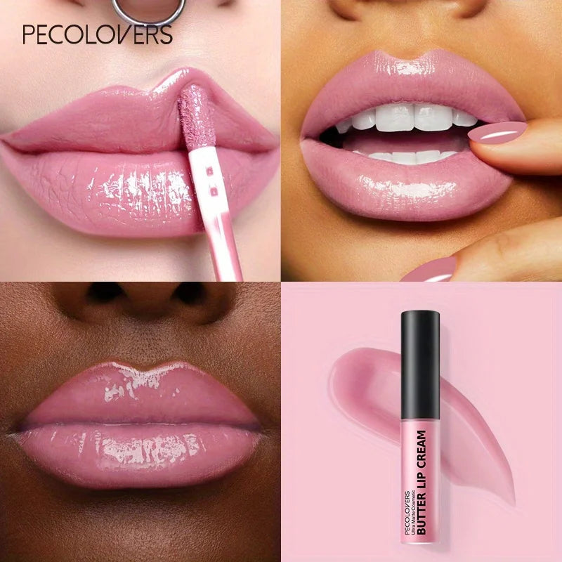 Long Lasting Butter Lip Gloss Lip Balm Liquid Lipstick Waterproof Lipstick Cosmetics Makeup Lipgloss for Women Girls Zpaxo