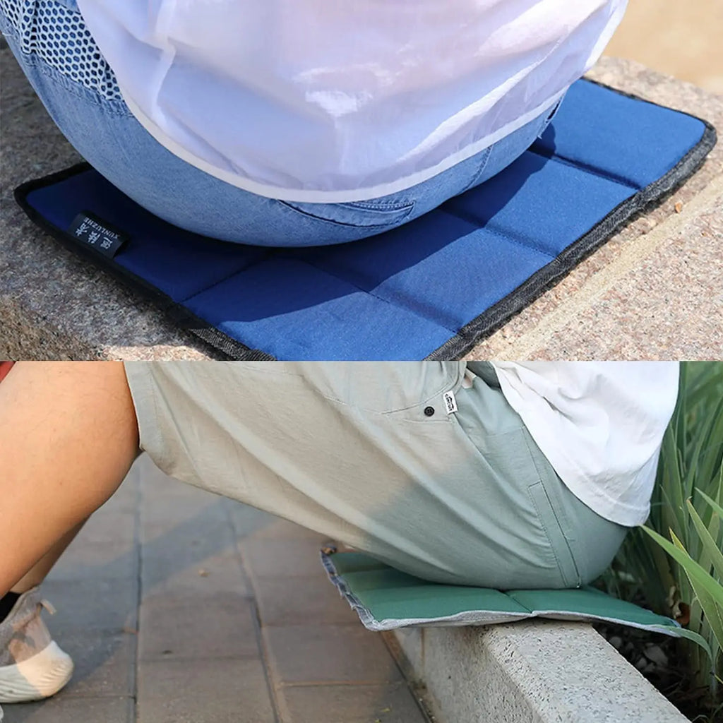 2-Pack Foldable Waterproof Picnic Cushions – Camping Seat Pads