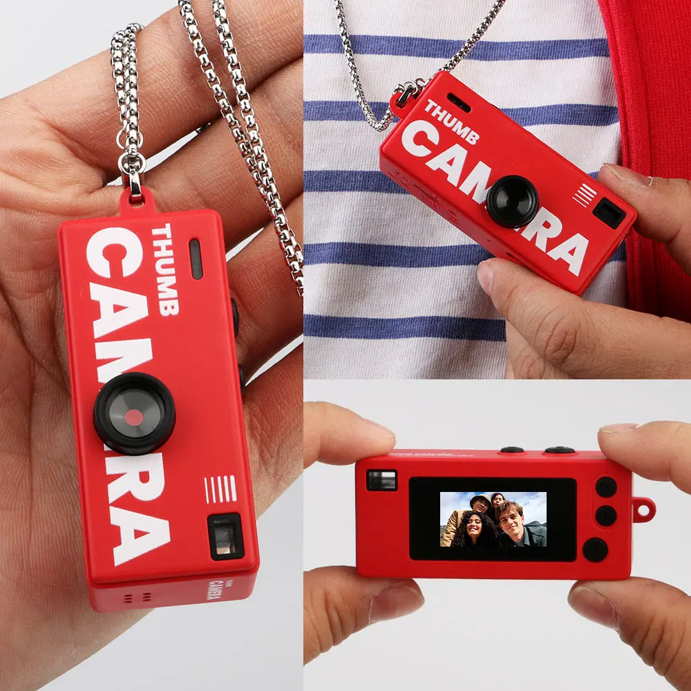 2026 G6 Thumb Camera 0.96inch Keychain Camera Student Party Outdoor Sports Camera Video Shooting Children Camera Video Recorder Zpaxo