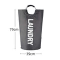 CM90L Large Foldable Laundry Basket Waterproof Oxford Fabric Dirty
