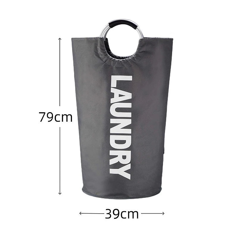 CM90L Large Foldable Laundry Basket Waterproof Oxford Fabric Dirty