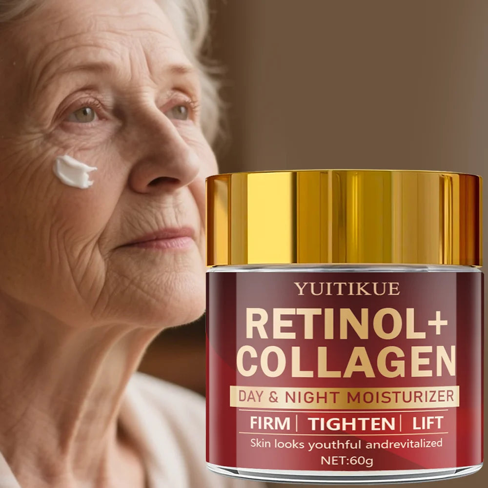 Retinol Collagen Cream 60g – Anti-Aging Day & Night Moisturizer Anti-Aging Face Cream Zpaxo