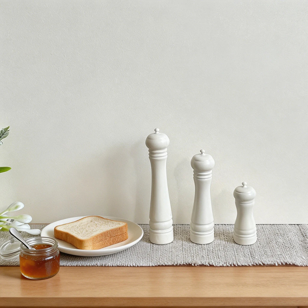 3-Piece Miniature Salt & Pepper Shaker Set – 1:12 Dollhouse