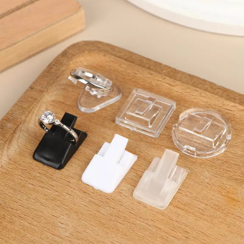 20-Pack Acrylic Ring Display Stands – Jewelry Organizer Holder