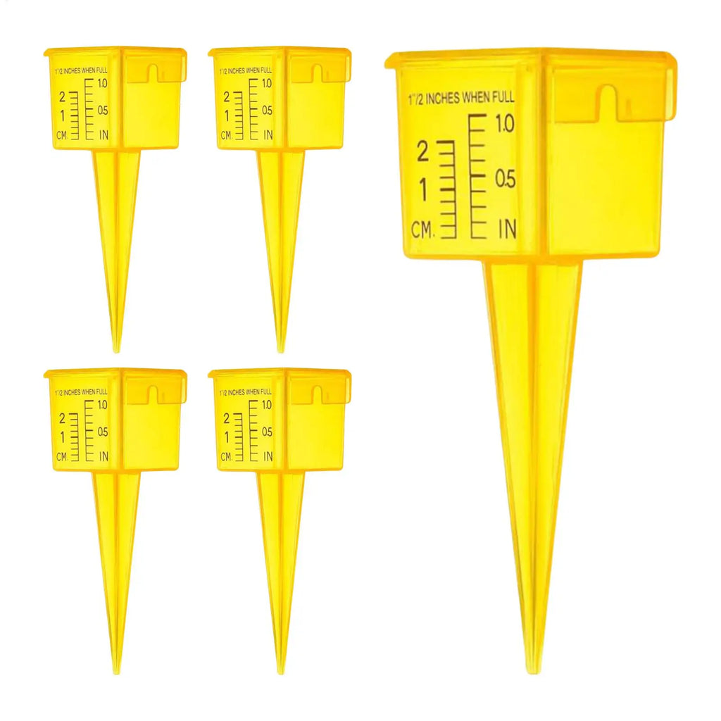 Rain Gauge Scale Inches Centimeters Garden Lawn Sprinkler Outdoor