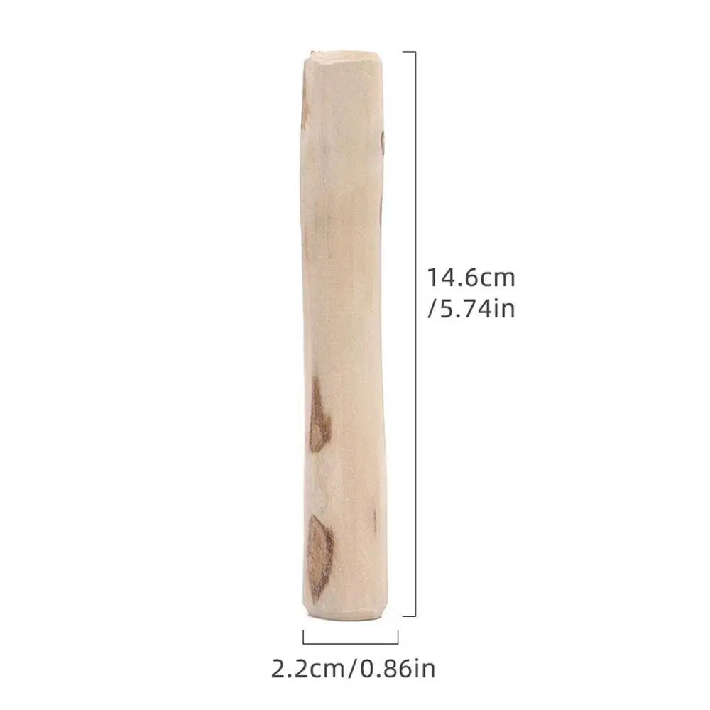 Dog Chew Toys Aggressive Chewers Natural Coffee Wood Stick Dental Zpaxo S 2PCS