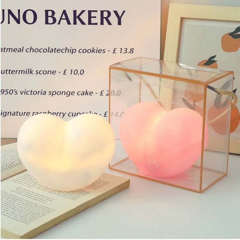Love Heart LED 3D Night Light – Romantic Lamp for Home Decor LED Night Light Zpaxo
