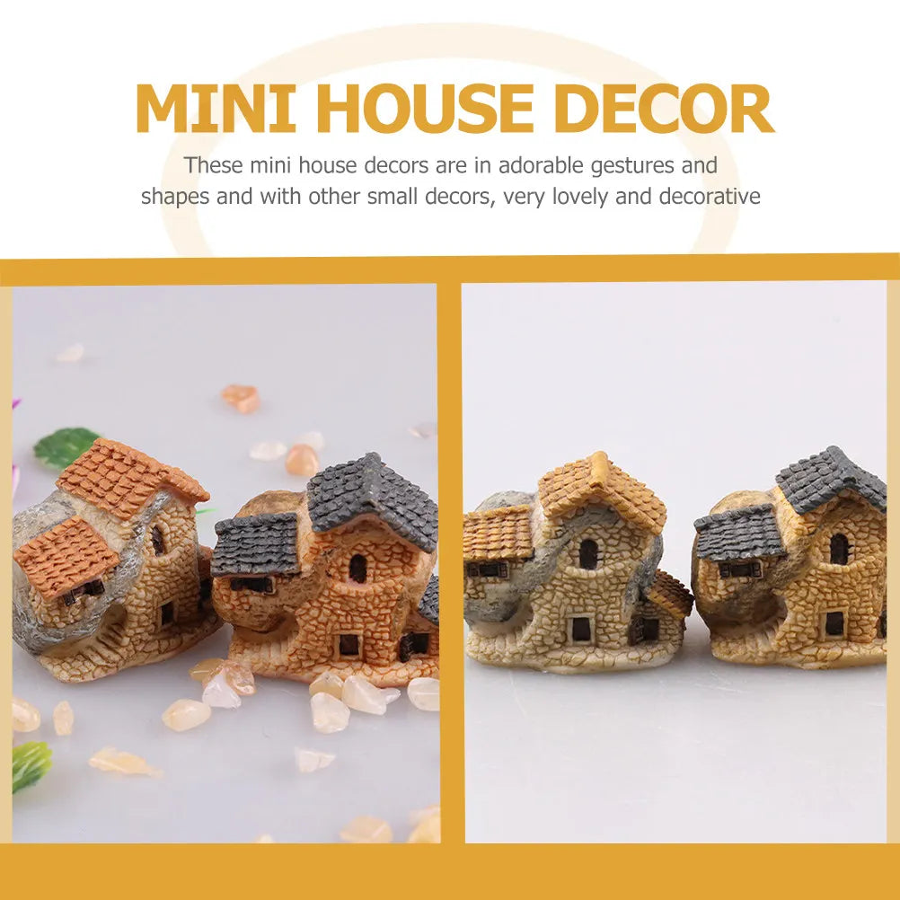 Resin Miniature Decor Micro-landscape Ornament Creative Craft Vivid