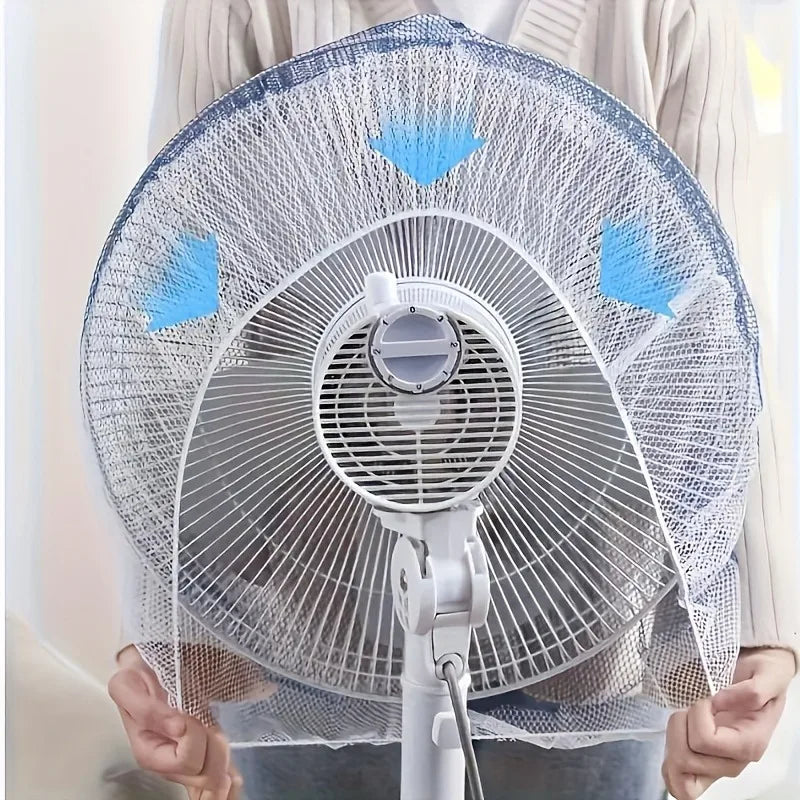 Washable Fan Dust Cover Protective Mesh Black Design Captures