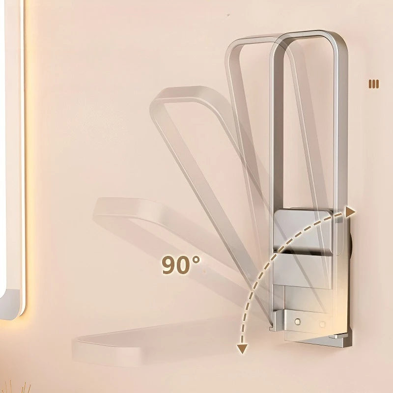 Suction cup clothes hanger storage artifact no punching wall hanging folding clothes hanger organizer household storage rack Zpaxo