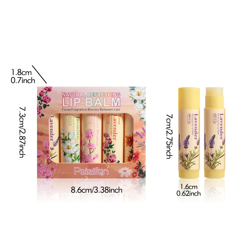 5-piece Lipstick Moisturizing Waterproof Durable Luster Autumn Winter