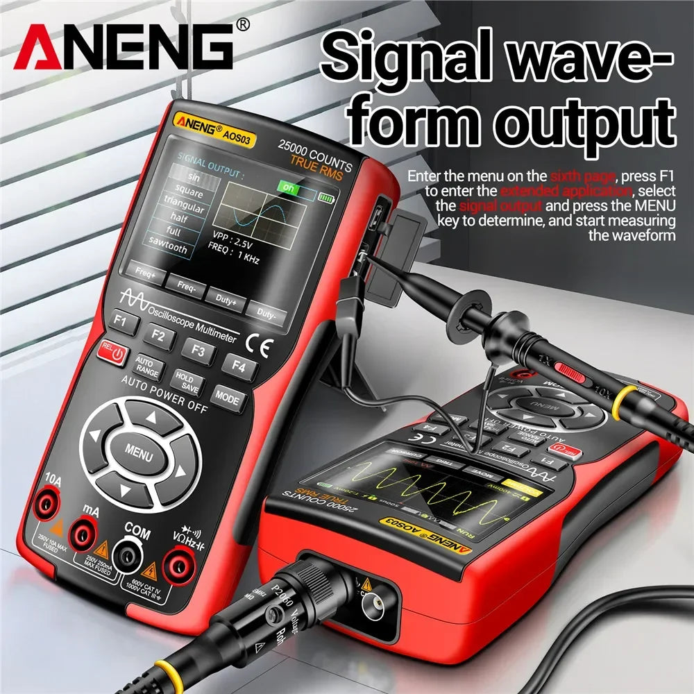 ANENG AOS03 280MS S 50MHz Analog Transistor Bandwidth Waveform Test