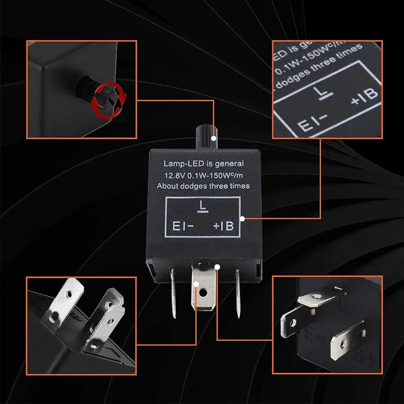 CF13KT CF14KT Universal 3 Pins 12 8V 0 1W-150W Adjustable LED Turn Zpaxo