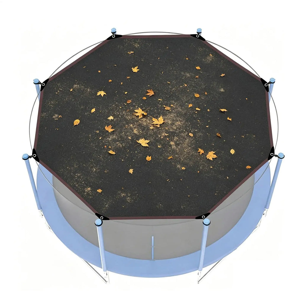 10/12/14FT Trampoline Sunshade Tent Cover Trampoline Shade Cover Trampoline Protection Cover Compatible Sunshade Accessories Zpaxo