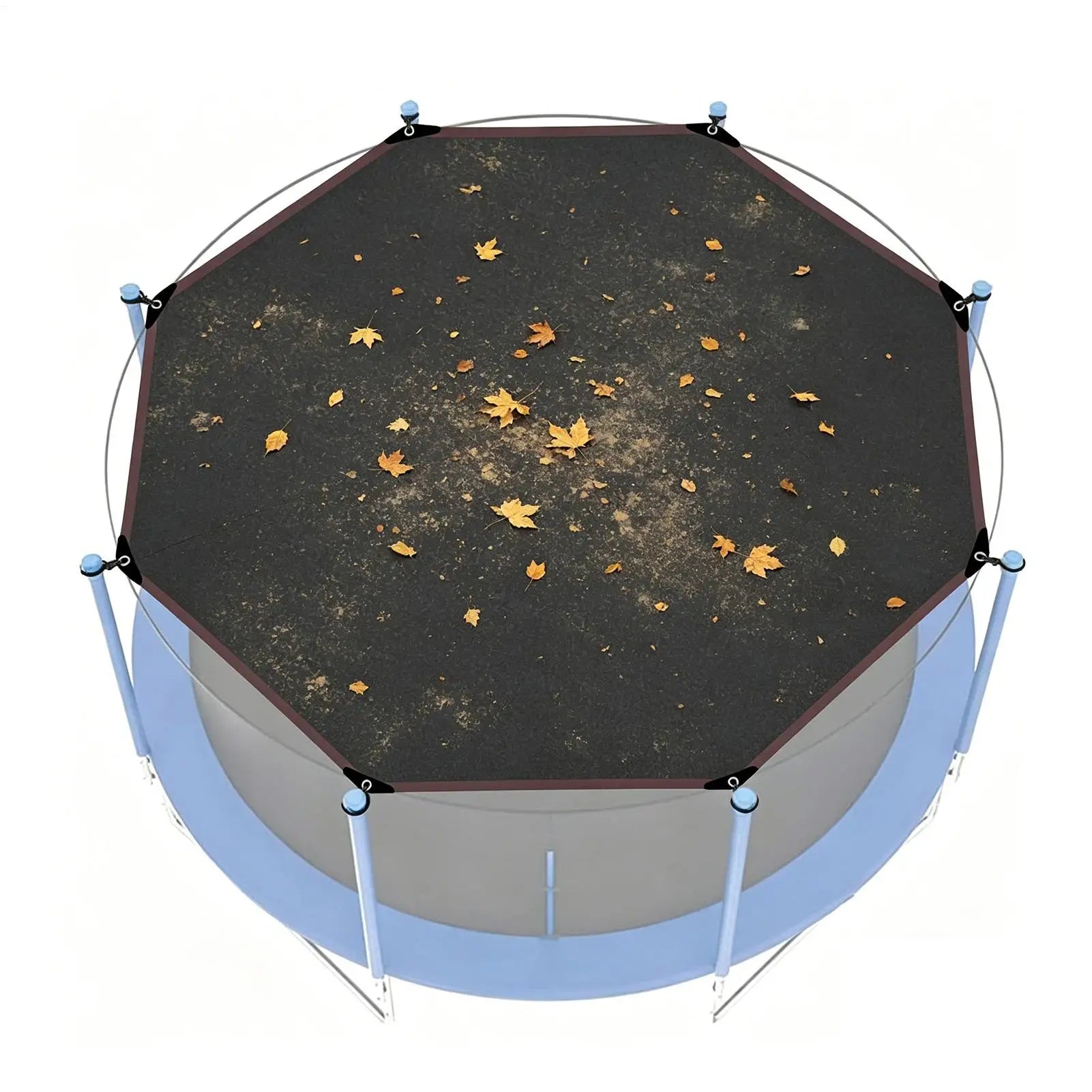 10/12/14FT Trampoline Sunshade Tent Cover Trampoline Shade Cover Trampoline Protection Cover Compatible Sunshade Accessories Zpaxo