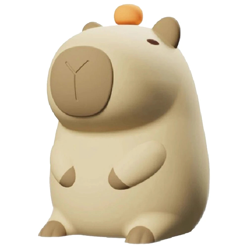 Capybara Night Light Cartoon Pat 2 Gear Silicone Sleeping USB