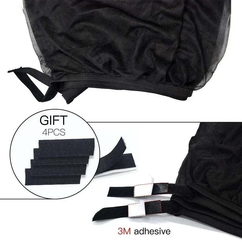 Car Side Window Sunshade – UV Mesh Curtain 2-Pack | SUV & Car