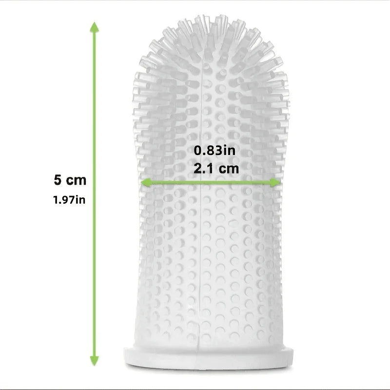 Random Pet Silicone Tooth Brush Tool Dog Soft Finger Toothbrush Teeth