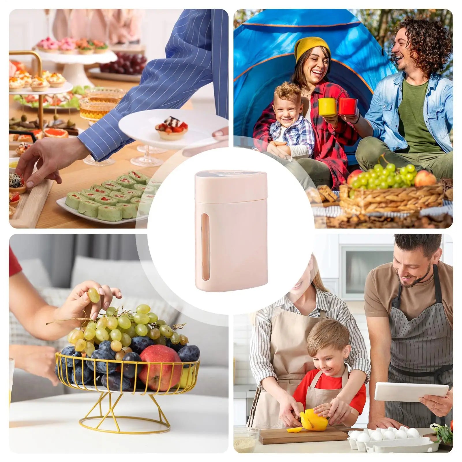 Automatic Toothpick Dispenser Popup Portable Holder Container Kitchen