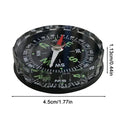 Orienteering Compass Multifunctional Exploration Gears Boating Navigation Compasses for Women Boys Girls Youth Teens Survival Zpaxo Black