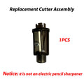 Automatic Pencil Sharpener Electric Auto Pencil Sharpener Helical Steel Blade Sharpener For Kids Adults Artists Colored Pencils Zpaxo Replacement Cutter