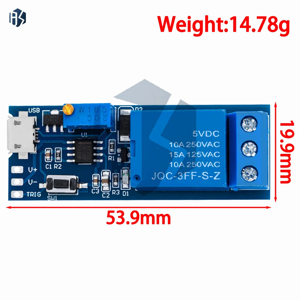 Arduino-compatible DC 5-30V Time Delay Relay Module Off Trigger Timer Zpaxo