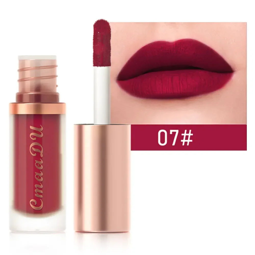 Waterproof Matte Velvet Lip Glaze Moisturizing Long Lasting Non-stick Zpaxo 7