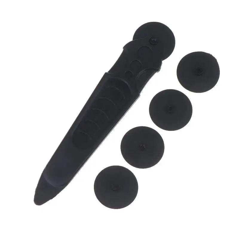 Plastic Seam Roller Set – Handle & 4 Replacement Wheels