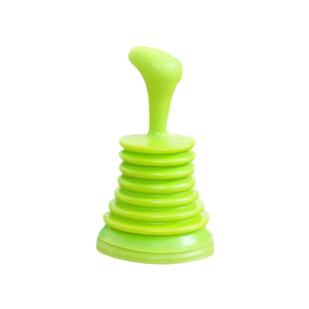 Heavy-Duty Bellows Toilet & Sink Drain Plunger | Clog Remover Drain Plunger Tool Zpaxo Green