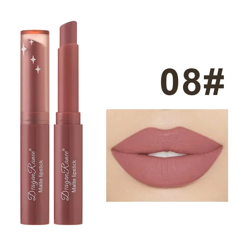 Velvet Matte Lipstick Moisturizing Lip Gloss Easy Rotating Pen Rich Zpaxo 8