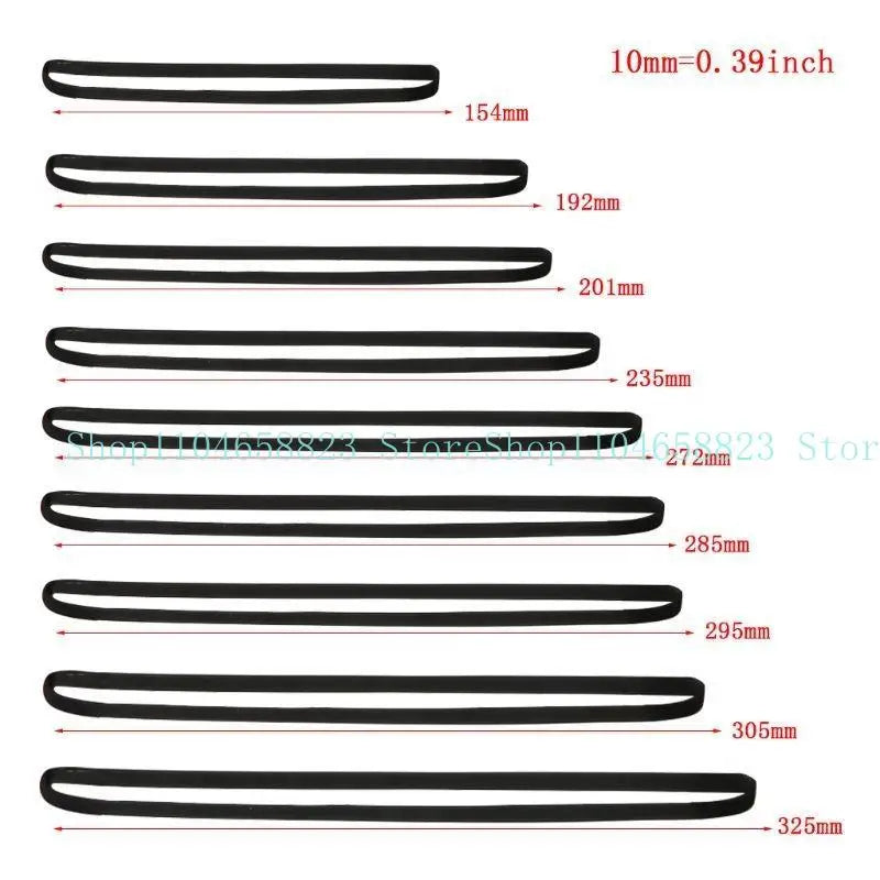 4mm/5mm Universal Mix Cassette Tape Machine Belt Assorted Home Components Recorder Turntable Strap Belt for DVD Zpaxo