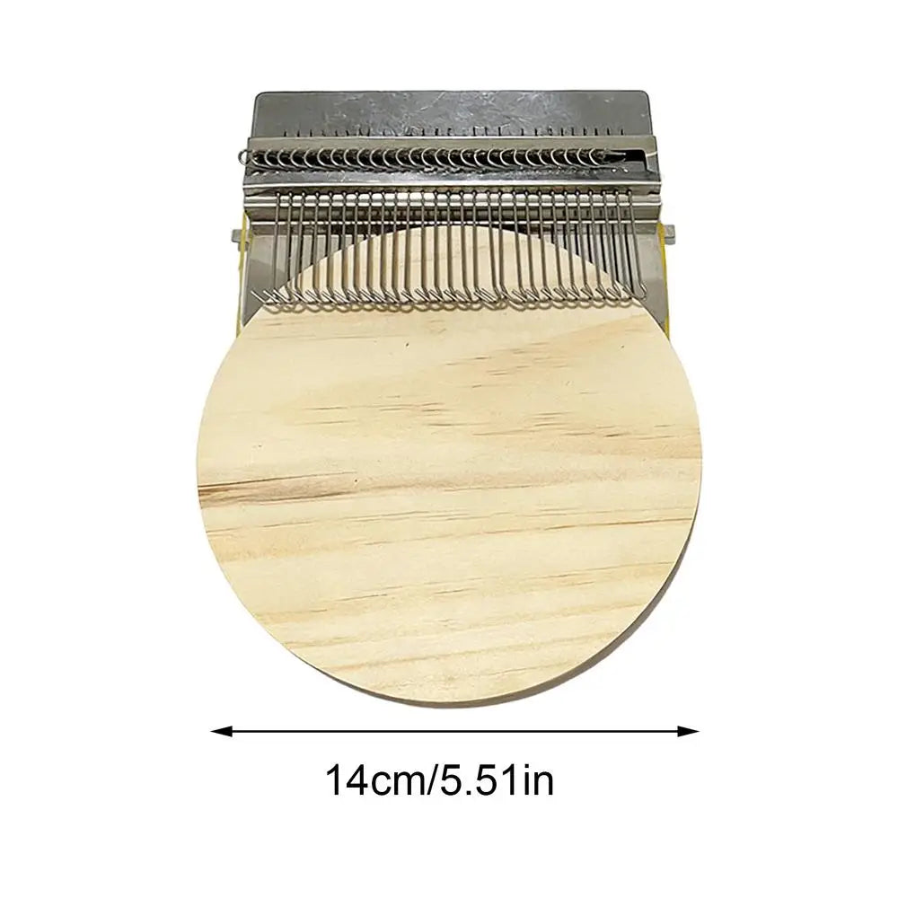 Knit Patch Loom Kit Small Loom Hand Tapestry Wood Loom Weaving Frame Darning Machine For Mending Clothes Jeans Socks Zpaxo 28 pins