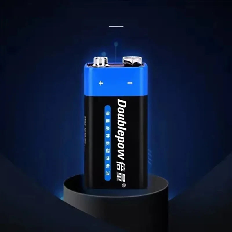 Brand New Original 1-10PCS 9V 6F22 Disposable Battery 9V6F22 Square Cell Multimeter Alarm Microphone Carbon 9Volt Dry Batteries Zpaxo