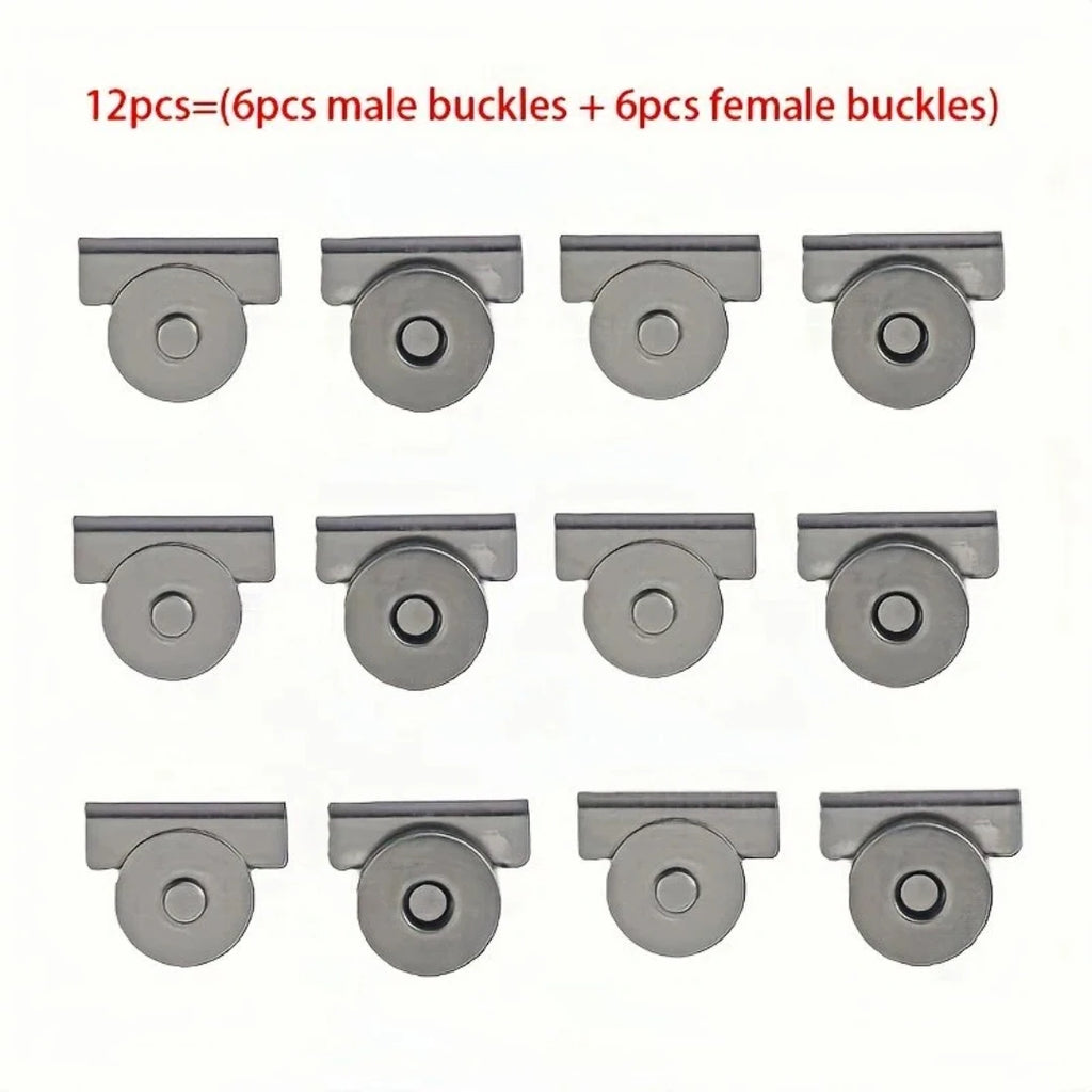 Seamless Magnetic Button Magnet Buckle Hidden Snap Shoulder Bag