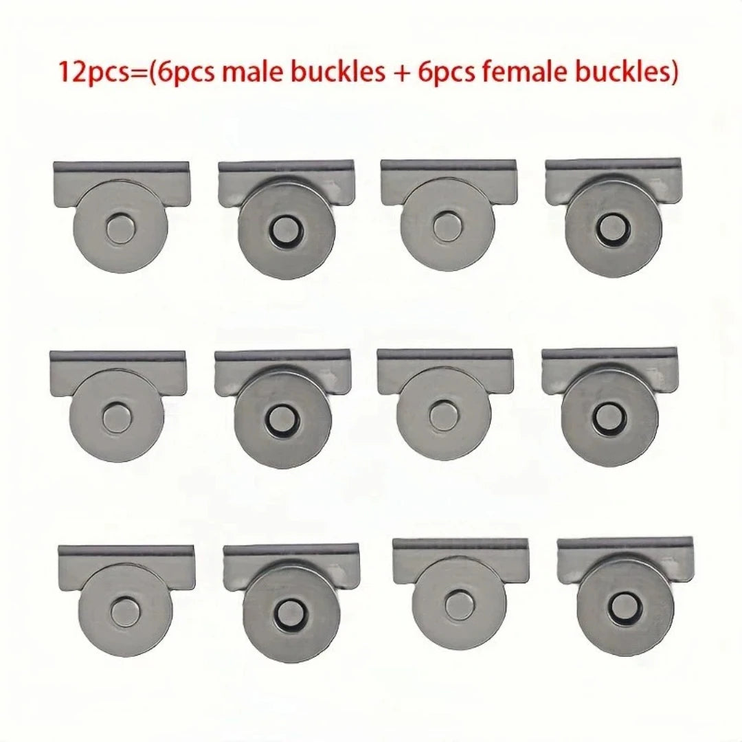 Seamless Magnetic Button Magnet Buckle Hidden Snap Shoulder Bag
